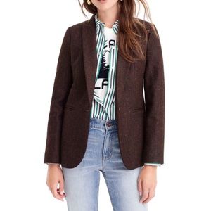 J. Crew Parke Herringbone wool blazer